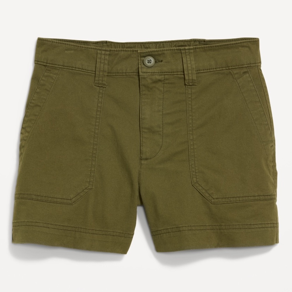 Old Navy High-Rise OG Chino Shorts in Conifer, Size 4X, NWT